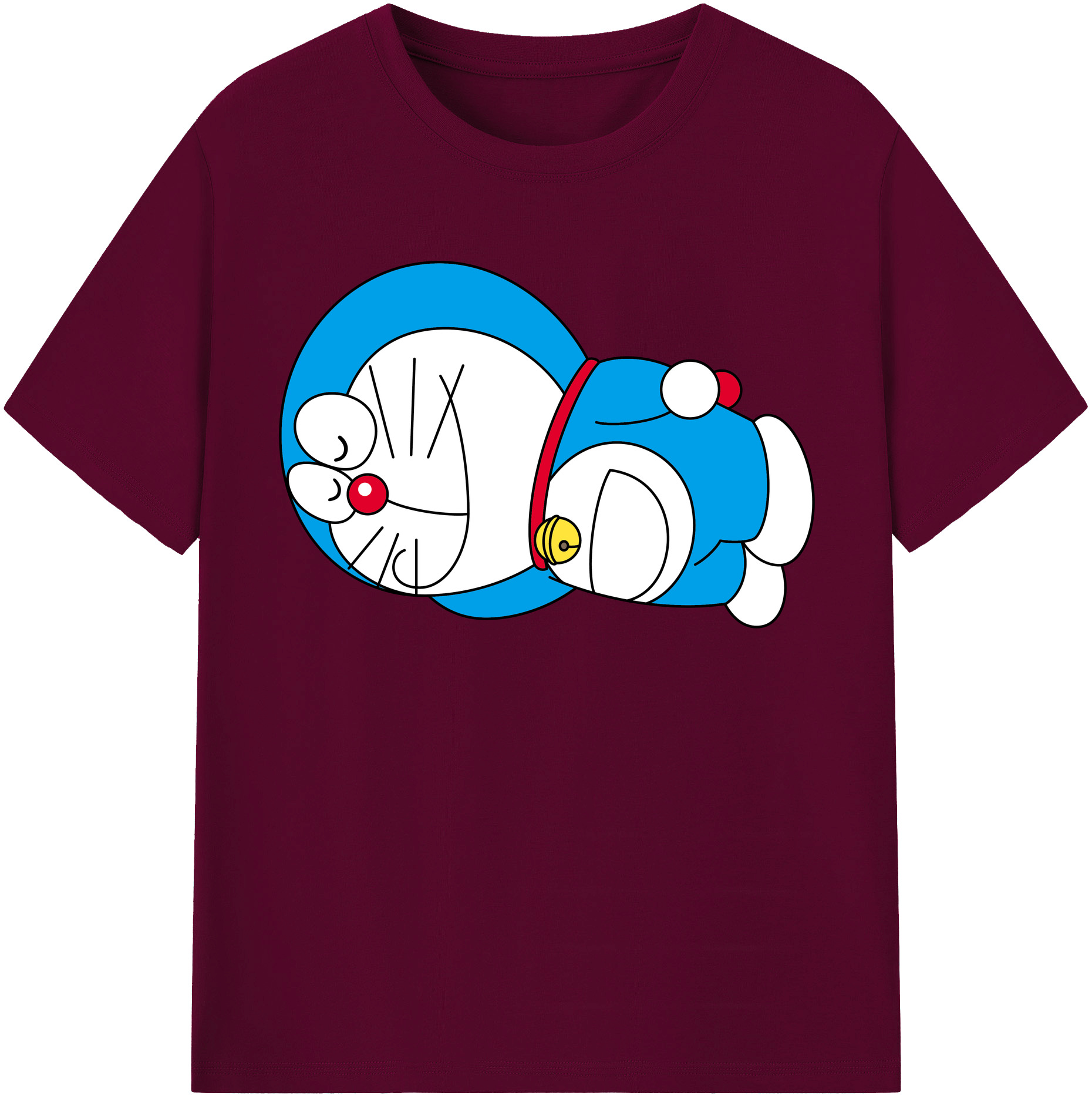 （画像用） ドラえもん Doraemon レディースカジュアルプリントTシャツ（綿100％）